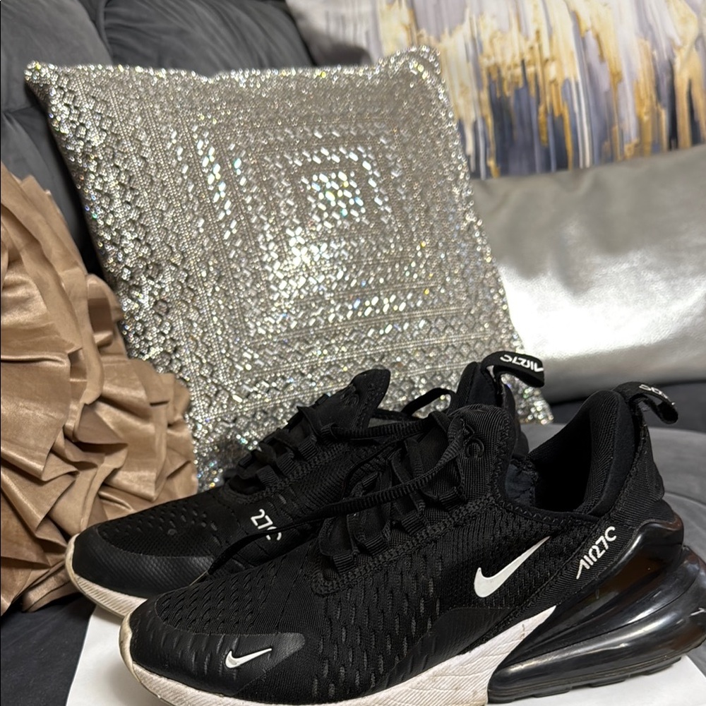 Nike Air Max 270 Black with White Accents